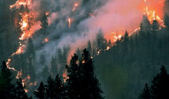 Fire raging in Montana