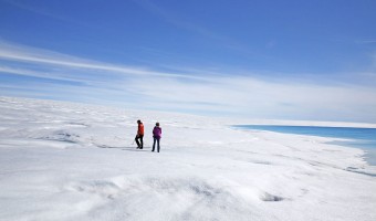 Retreating ice in Greenland
