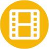 video or filmstrip icon